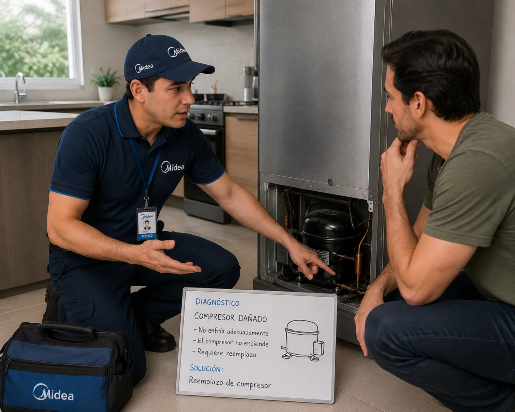 Técnico certificado Midea en Santiago
